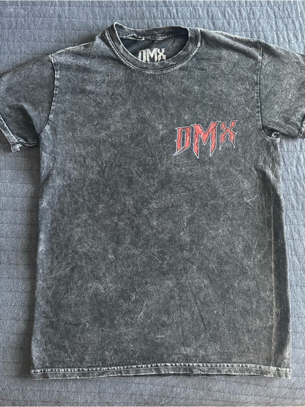 Logo Washed Black Short Sleeve Tee